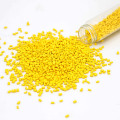 Biodegradable ABS /PS /PC/Pet/PP/HDPE /LDPE/PVC Yellow Plastic Granules for Extrusion Products